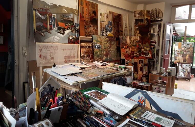 Jean-François Sineux, peintre, artiste, décorateur